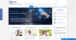 Desktop Screenshot of fugpensions.com