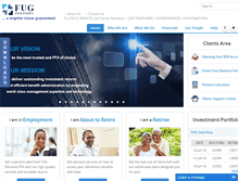 Tablet Screenshot of fugpensions.com